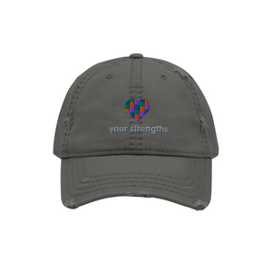 Love Your Strengths - Distressed Dad Hat