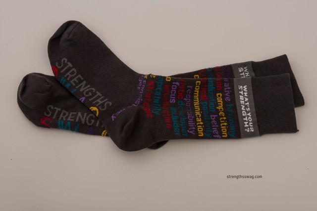 CliftonStrengths Dress Sock - Dark Grey